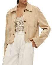 Load image into Gallery viewer, ELODIE Vegan Suede Boxy Jacket