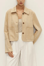 Load image into Gallery viewer, ELODIE Vegan Suede Boxy Jacket