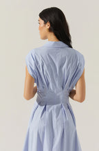 Load image into Gallery viewer, ASTR The Label Beckett Tapered Waist Pleated Dress