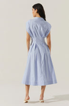Load image into Gallery viewer, ASTR The Label Beckett Tapered Waist Pleated Dress