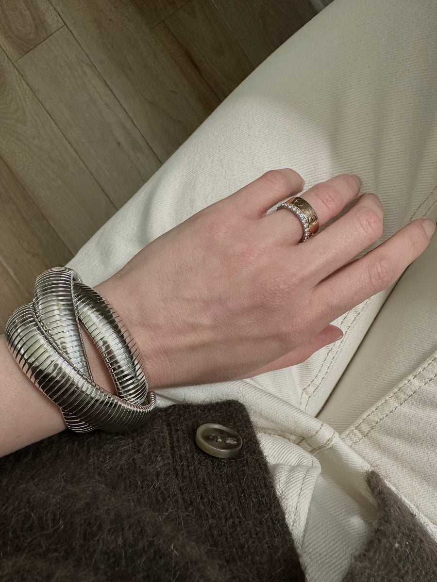 【CRAFTD London】日本未入荷 ★COBRA BRACELET Mini Cobra Bracelet (Silver)