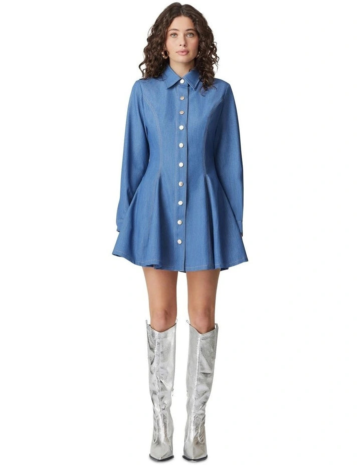 elliatt blue mini dress Elliatt Stella Tulip Mini