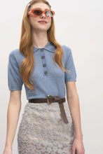 Load image into Gallery viewer, MAUDE CLUB Darcy Knit Polo Top