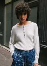 Load image into Gallery viewer, FRNCH PARIS Kymberly Henley Sweater