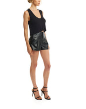 Load image into Gallery viewer, LBLC The Label Noa Leather Short
