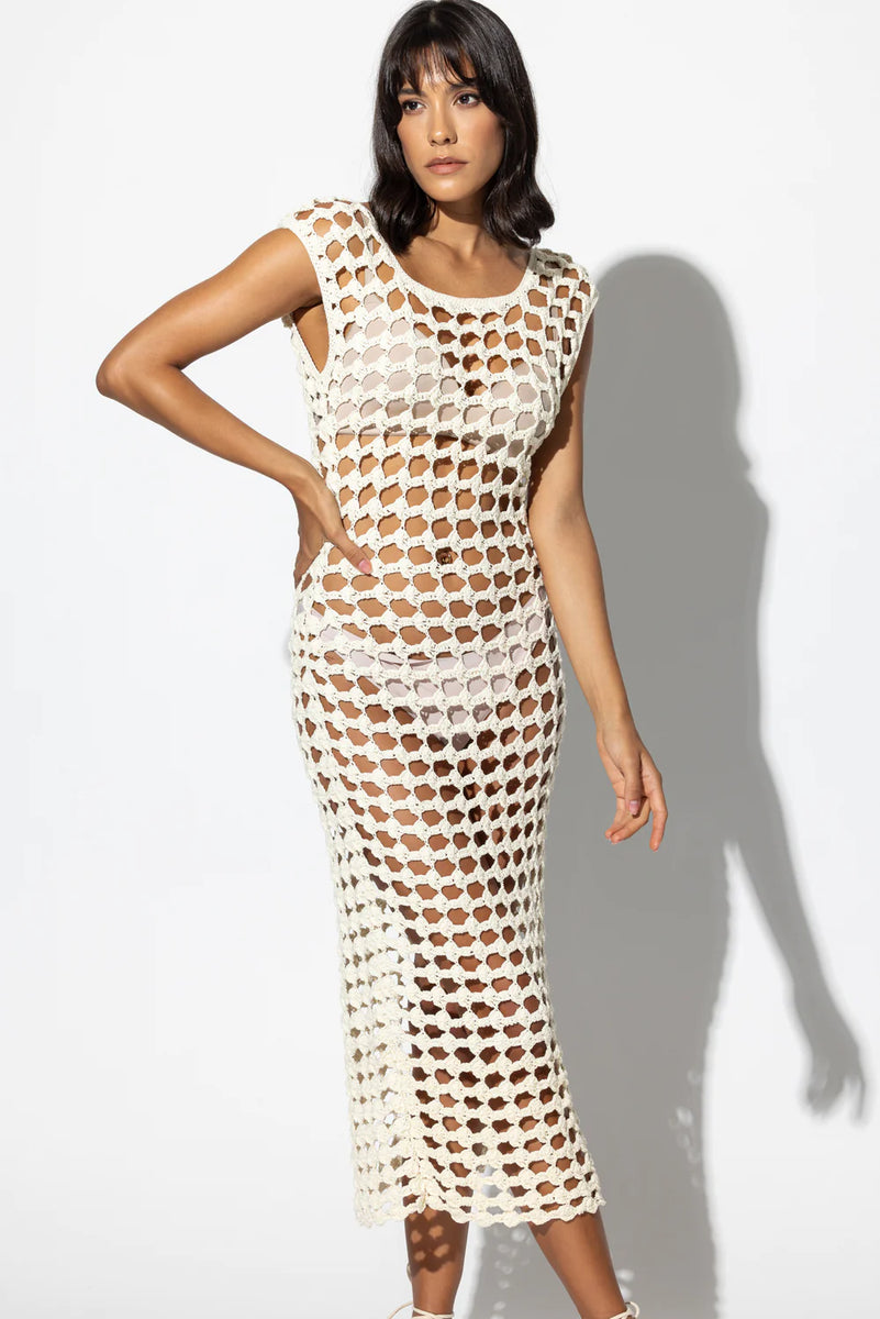 LUSANA Flynn Crochet Dress  THD Shoppe