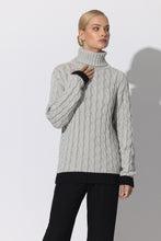 Load image into Gallery viewer, LUSANA Freda Knitted Cable Sweater