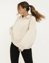 Load image into Gallery viewer, Rumoured_airport_sweatshirt_oat_THDShoppe