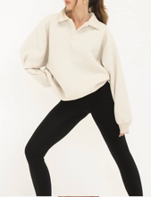 Load image into Gallery viewer, Rumoured_airport_sweatshirt_oat_THDShoppe