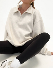 Load image into Gallery viewer, Rumoured_airport_sweatshirt_oat_THDShoppe