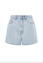 Load image into Gallery viewer, NUDE LUCY Blue Wash Organic Mom Short