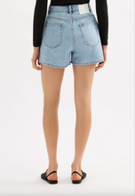 Load image into Gallery viewer, NUDE LUCY Blue Wash Organic Mom Short