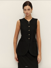Load image into Gallery viewer, ELODIE Camille Linen Vest