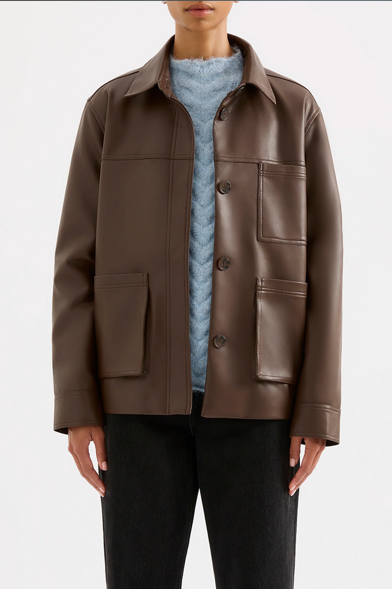 NUDE LUCY Tesley Vegan Leather Jacket – THD Shoppe