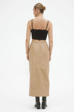 Load image into Gallery viewer, SOVERE Ascend Vegan Leather Maxi Skirt