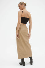 Load image into Gallery viewer, SOVERE Ascend Vegan Leather Maxi Skirt