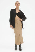 Load image into Gallery viewer, SOVERE Ascend Vegan Leather Maxi Skirt