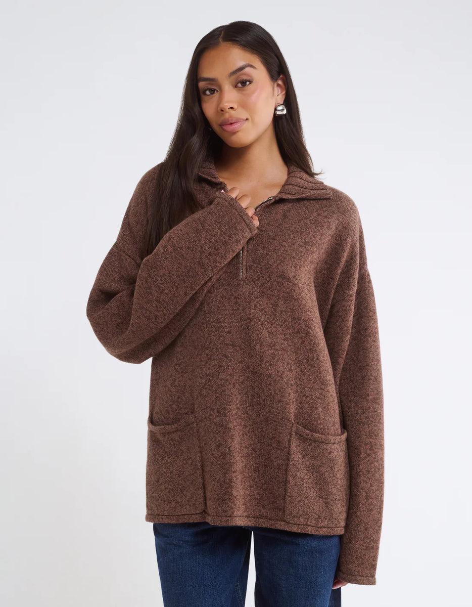 Weekender_Quarterzip_Latte_Hea