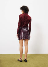 Load image into Gallery viewer, FRNCH-Paris-Bordeaux-sequin-wrap-skirt-thdshoppe-holiday