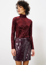 Load image into Gallery viewer, FRNCH-Paris-Bordeaux-sequin-wrap-skirt-thdshoppe-holiday