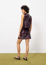 Load image into Gallery viewer, FRNCH-top-dafne-bordeaux-sequin-holiday