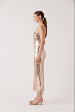 Load image into Gallery viewer, SOPHIE RUE Gold Leigh sequin dress
