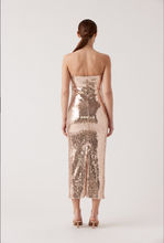 Load image into Gallery viewer, SOPHIE RUE Gold Leigh sequin dress