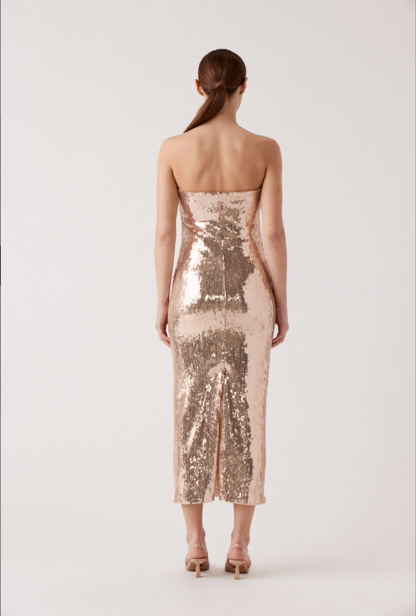 Sophie Rue Leigh Sequin Dress S / Gold Sophie Rue Leigh Sequin Dress S / Gold