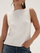 Load image into Gallery viewer, prince-street-top-ecru-knit-vest-Rumored