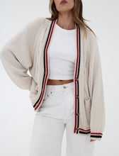 Load image into Gallery viewer, rumored-scholar-cardigan-cream-stripe-vintage-inspired