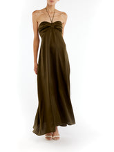 Load image into Gallery viewer, LBLC The Label Blake Silk Halter Dress