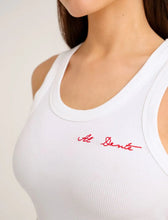 Load image into Gallery viewer, RUMORED Yankee Ribbed Tank "Al Dente"