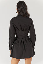 Load image into Gallery viewer, SOVERE STUDIO Capture Corset Shirt Dress