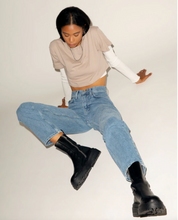 Load image into Gallery viewer, NIA Ginny Cropped Crew Tee