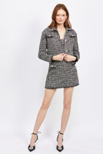Load image into Gallery viewer, EN SAISON Noelle Tweed Cropped Jacket