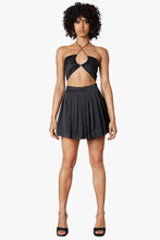Load image into Gallery viewer, NIA Bobbi Satin Pleated Skort