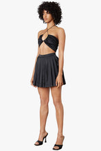 Load image into Gallery viewer, NIA Bobbi Satin Pleated Skort