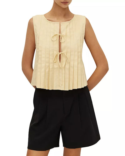 ELODIE Kali Linen Top