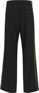 PART TWO Cherras Sequin Stripe Tuxedo Pants