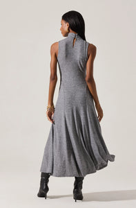 ASTR The Label Haylie Sleeveless Turtleneck Jersey Dress