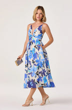 Load image into Gallery viewer, ASTR The Label Janna Plunge Midi Dress