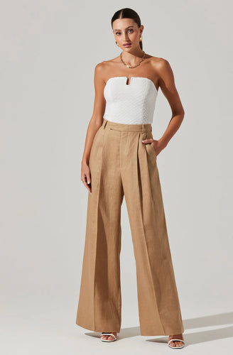 ASTR The Label Milani Linen Trousers