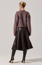 Load image into Gallery viewer, ASTR The Label Zhuri Faux Leather Midi Skirt