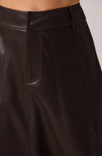 Load image into Gallery viewer, ASTR The Label Zhuri Faux Leather Midi Skirt