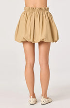Load image into Gallery viewer, ASTR Cargo bubble mini skirt khaki wih snap flap pockets
