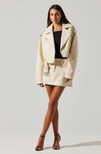 Load image into Gallery viewer, ASTR The Label Orsina Belted Vegan Leather Jacket