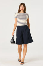 Load image into Gallery viewer, ASTR The Label Nikola Striped Ribbed Scoop Back Sweater Top