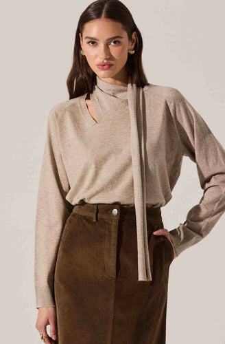 ASTR The Label Sylvana Scarf Sweater