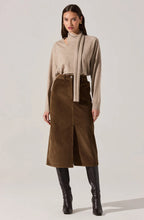 Load image into Gallery viewer, ASTR The Label Sylvana Scarf Sweater