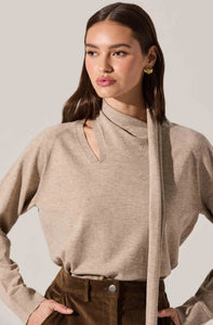 ASTR The Label Sylvana Scarf Sweater